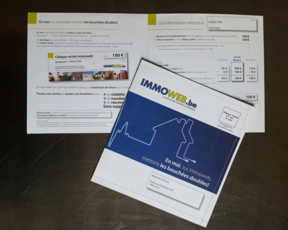 B2B mailing - IMMOWEB 2005>2010