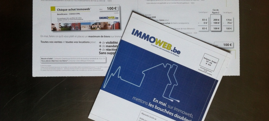 B2B mailing - IMMOWEB 2005>2010