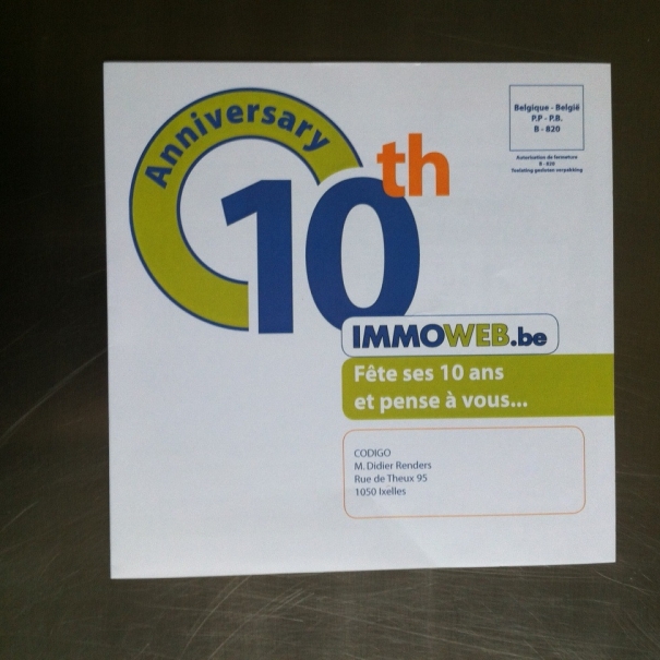 B2B mailing - IMMOWEB 2005>2010