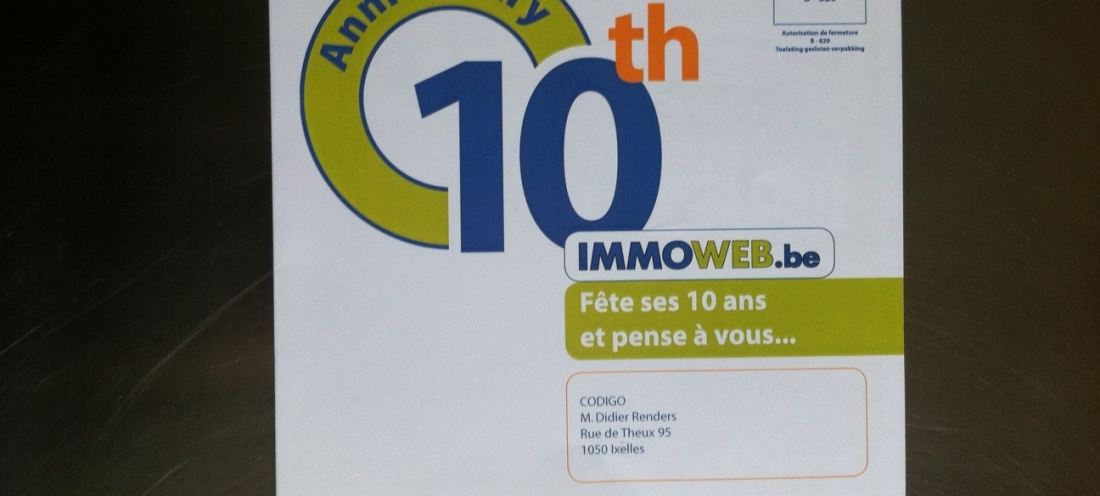 B2B mailing - IMMOWEB 2005>2010